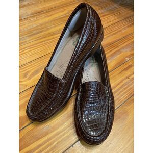 SAS Tripad Comfort Snakeskin Print Loafers‎ Size 6